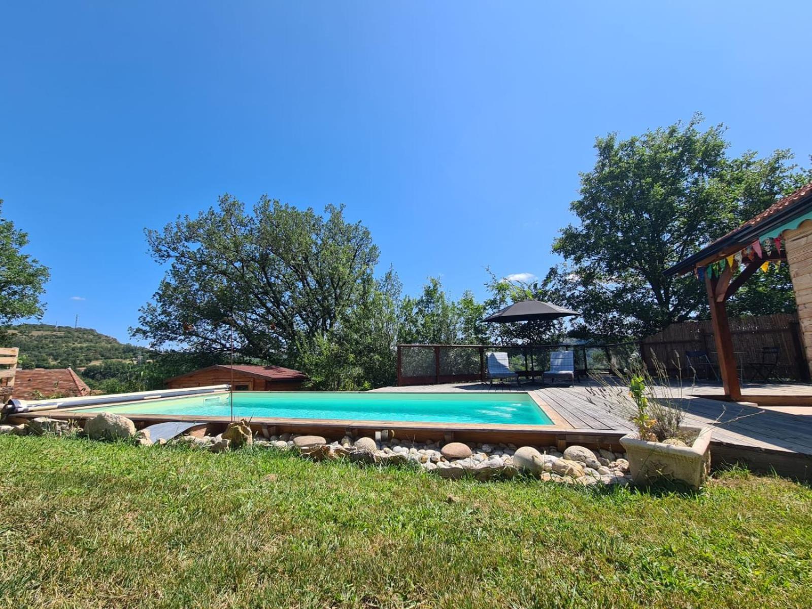 La Roulotte Du Coustal, Cajarc, Lot Hotel ภายนอก รูปภาพ